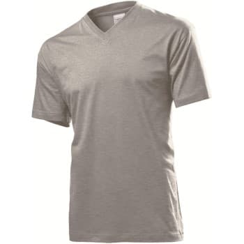 Stedman Classic V-Neck Men T-shirt Mørkgrå bomull 3XL Herre