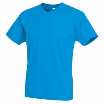 Stedman Stedman Classic V-Neck Men T-shirt Blå bomull XX-Large Herre