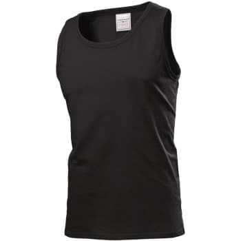 Stedman Stedman Classic Tank Top Men Svart bomull XX-Large Herre