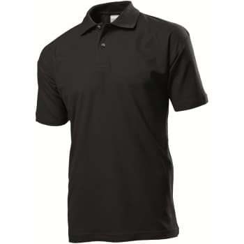 Stedman Stedman Polo Men Svart bomull 5XL Herre