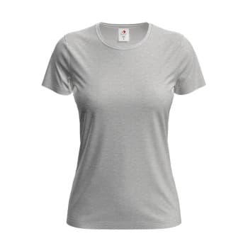Stedman Stedman Classic Women T-shirt Lysgrå bomull 3XL Dame