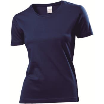 Stedman Stedman Classic Women T-shirt Marine bomull 3XL Dame