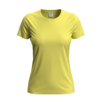 Stedman Stedman Classic Women T-shirt Gul bomull X-Small Dame