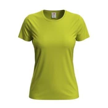 Stedman Classic Women T-shirt Limegrønn bomull X-Large Dame