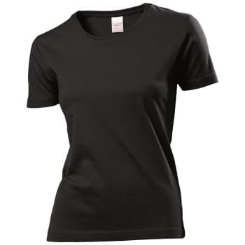 Stedman Stedman Classic Women T-shirt Svart bomull 3XL Dame