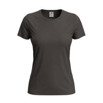Stedman Classic Women T-shirt Mørkbrun bomull XX-Large Dame