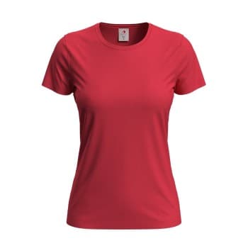Stedman Stedman Classic Women T-shirt Rød bomull 3XL Dame