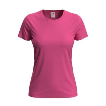 Stedman Stedman Classic Women T-shirt Mørkrosa bomull X-Small Dame