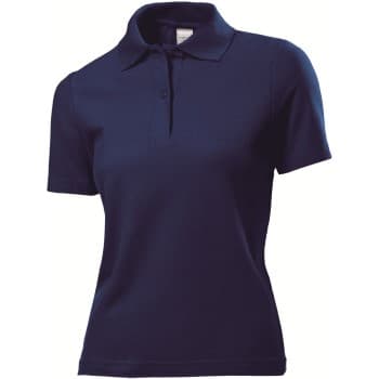 Stedman Stedman Polo Women Marine bomull X-Small Dame