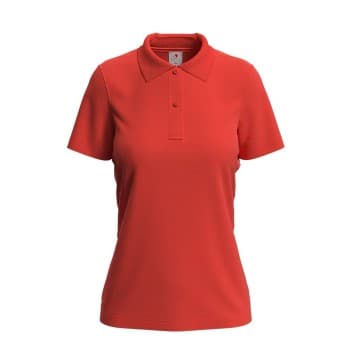 Stedman Stedman Polo Women Oransje/Rød bomull X-Large Dame