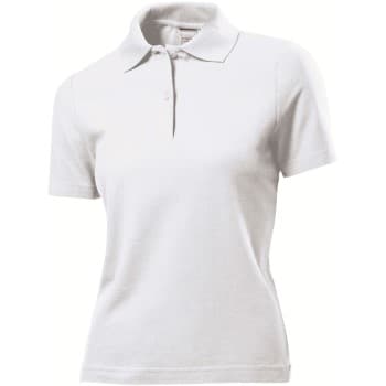Stedman Stedman Polo Women Hvit bomull X-Small Dame