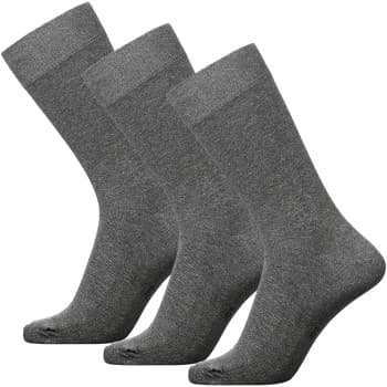 Jbs JBS Strømper 3P Socks Grå Str 40/47 Herre