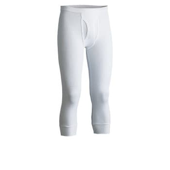 Jbs JBS Stillongs Original 30011 Knee Longjohns Hvit bomull Small Herre