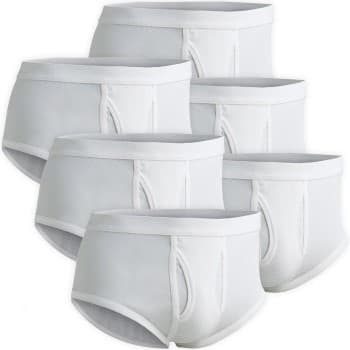 Jbs JBS 6P Original 30009 Brief Hvit bomull 4XL Herre