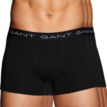 Gant 3P Essential Basic CS Trunks Svart bomull XX-Large Herre