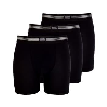 Jockey 3P Cotton Stretch Boxer Trunk Svart bomull XX-Large Herre