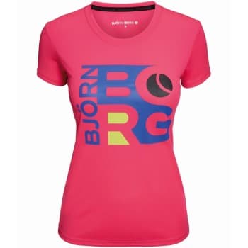 Björn Borg Björn Borg WYNNIE SS Tee Rosa polyester Small Dame