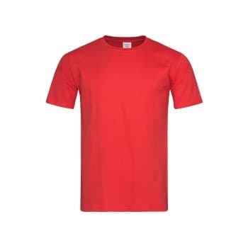 Stedman Classic-T Fitted For Men Rød bomull XX-Large Herre