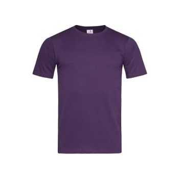 Stedman Classic-T Fitted For Men Mørkelilla bomull XX-Large Herre