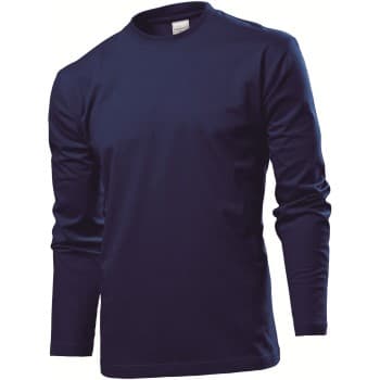 Stedman Comfort-T Long Sleeve Marine bomull 3XL Herre