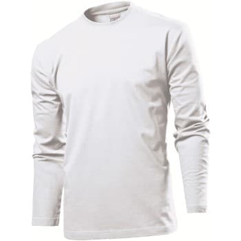 Stedman Stedman Comfort-T Long Sleeve Hvit bomull 3XL Herre