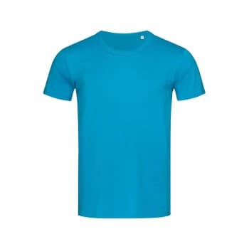 Stedman Ben (Crew Neck) For Men Blå ringspunnet bomull XX-Large Herre