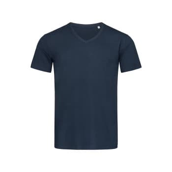 Stedman Ben V-neck For Men Marine ringspunnet bomull XX-Large Herre