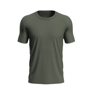 Stedman Morgan Crew Neck Militærgrønn ringspunnet bomull XX-Large Herre