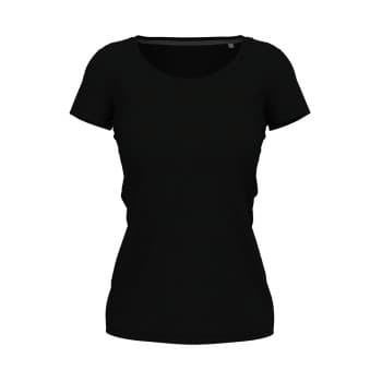 Stedman Stedman Claire Crew Neck Svart ringspunnet bomull XX-Large Dame