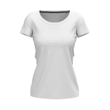 Stedman Claire Crew Neck Hvit ringspunnet bomull XX-Large Dame