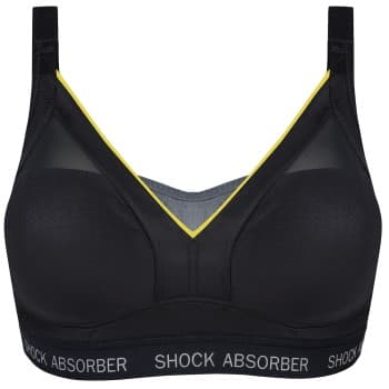 Shock Absorber Shock Absorber BH Active Shaped Support Bra Svart/Gul B 70 Dame