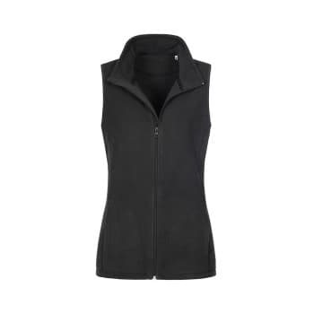 Stedman Stedman Active Fleece Vest For Women Svart polyester X-Large Dame