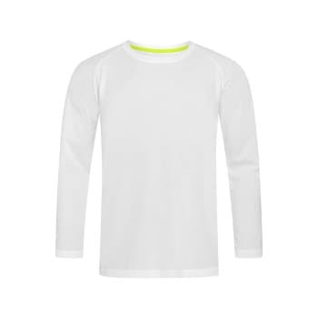 Stedman Active 140 Long Sleeve Hvit polyester XX-Large Herre