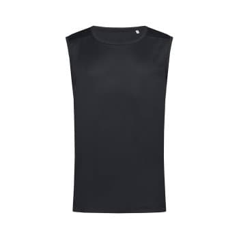 Stedman Active 140 Sleeveless Svart polyester XX-Large Herre