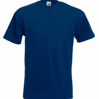 Fruit of the Loom Super Premium T Marine bomull 3XL Herre