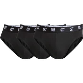 CR7 Cristiano Ronaldo CR7 Cristiano Ronaldo 3P Basic Brief Svart bomull XX-Large Herre