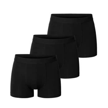 Bread and Boxers Boxer Briefs 3P Svart økologisk bomull X-Small Herre