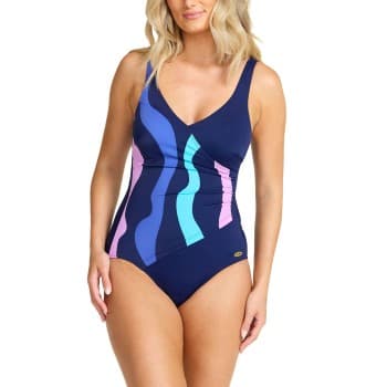 Damella Damella Julia Basic Swimsuit Rosa/Blå 52 Dame