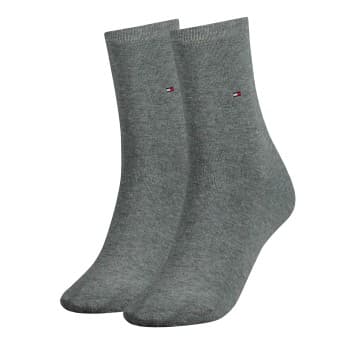 Tommy Hilfiger Tommy Hilfiger Strømper 2P Women Classic Casual Socks Grå Str 35/38 Dame