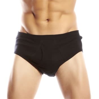 Jbs JBS Basic Fly Brief Svart bomull 3XL Herre