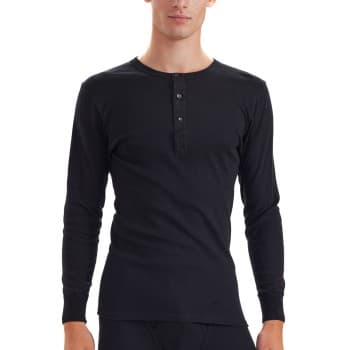 Jbs JBS Basic Grandad Black Svart bomull 3XL Herre