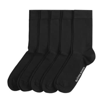 Björn Borg Björn Borg Strømper 10P Essential Socks Svart Str 36/40