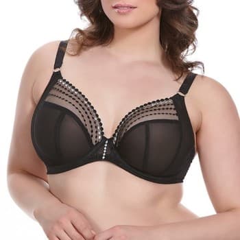 Elomi Elomi BH Matilda Underwired Plunge Bra Svart E 80 Dame