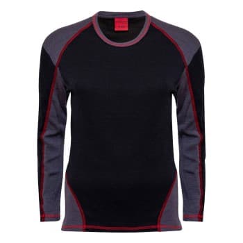 JBS Proactive Shirt Long Sleeve 414-14 Svart/Rød X-Large Herre