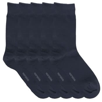 Resteröds Resteröds Strømper 5P Bamboo Socks Marine Str 40/45 Herre