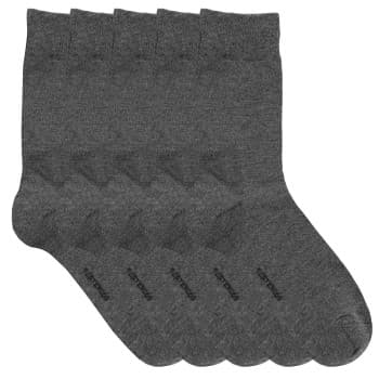 Resteröds Resteröds Strømper 5P Bamboo Socks Mørkgrå Str 40/45 Herre