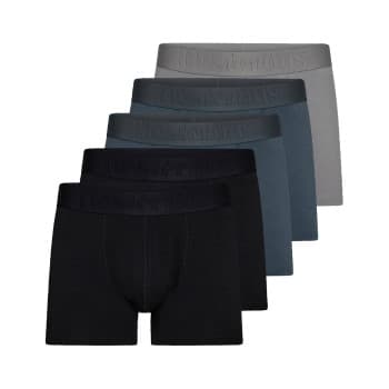 Resteröds Resteröds 10P Gunnar Bamboo Boxer Svart/Blå XX-Large Herre