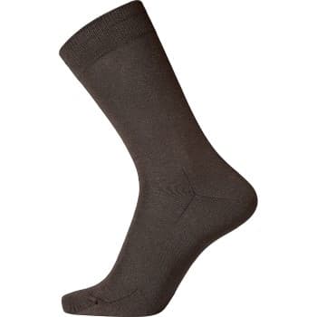 Egtved Egtved Strømper Cotton Socks Mørkbrun Str 45/48