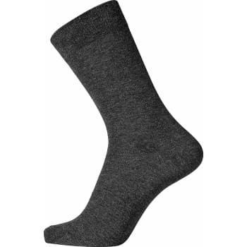 Egtved Strømper Pure Cotton Socks Mørkgrå bomull Str 45/48 Herre