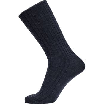 Egtved Egtved Strømper Wool No Elastic Rib Socks Marine Str 45/48